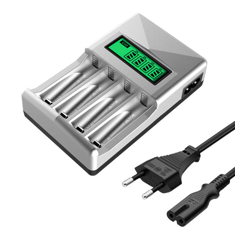 Smart LCD Battery Charger for NiMH/NiCd (4 Slots)