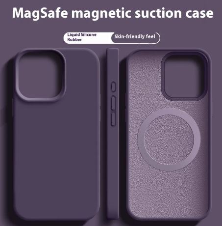 🎁 Magnetic Liquid Silicone  Magsafe Case For iPhone (100% off)
