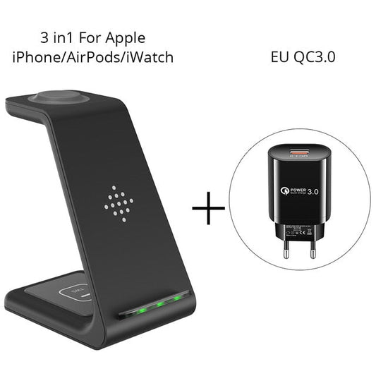 🎁 3 in 1 Wireless Charger Stand for iPhone (100% off)