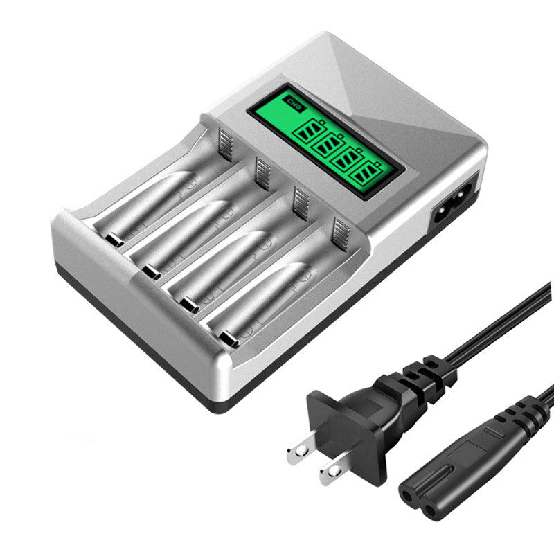Smart LCD Battery Charger for NiMH/NiCd (4 Slots)