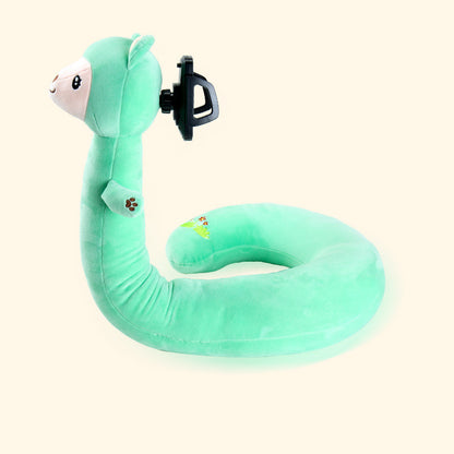 Multifunctional U-Shaped Pillow with Phone Stand