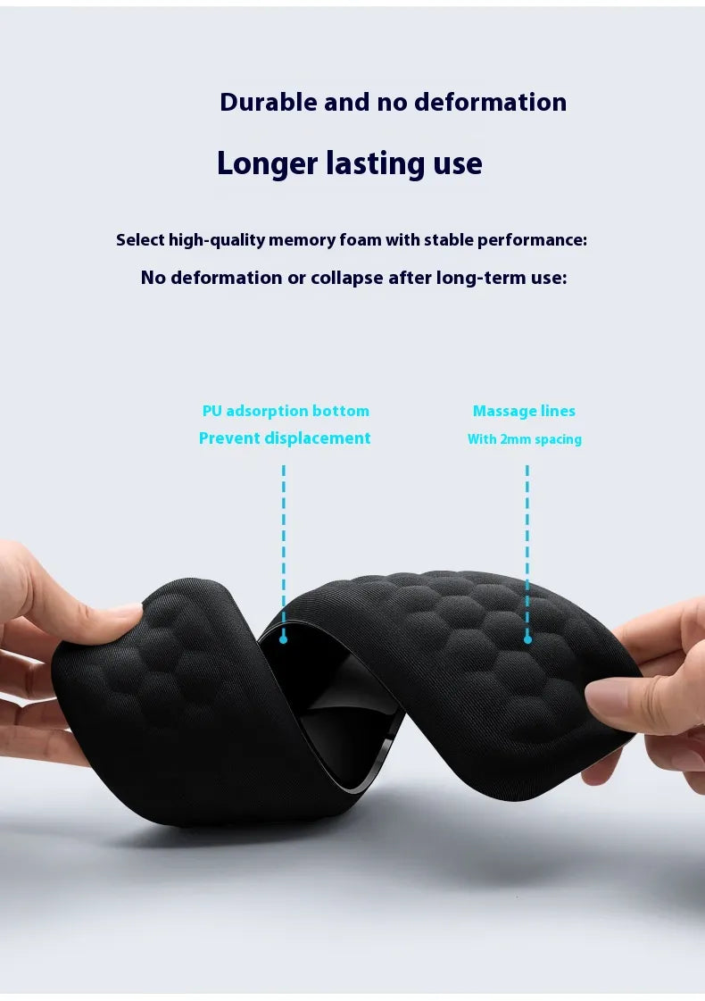 Ergonomic Memory Foam Mouse Wrist Pad