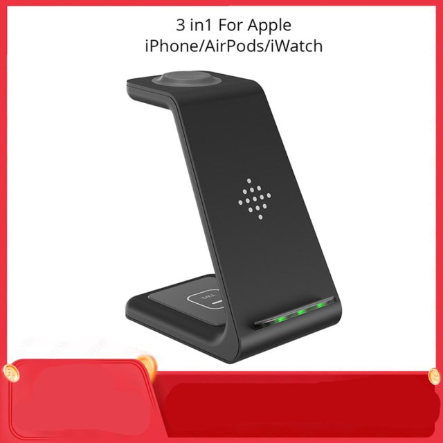 🎁 3 in 1 Wireless Charger Stand for iPhone (100% off)