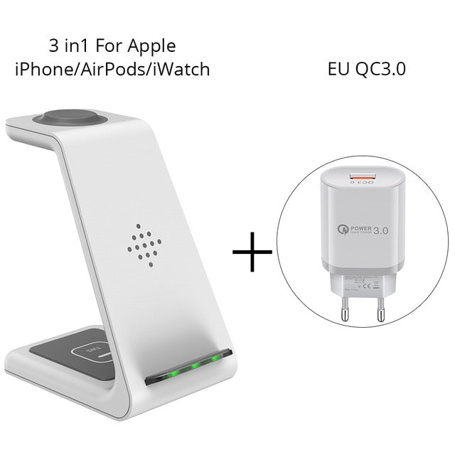 🎁 3 in 1 Wireless Charger Stand for iPhone (100% off)