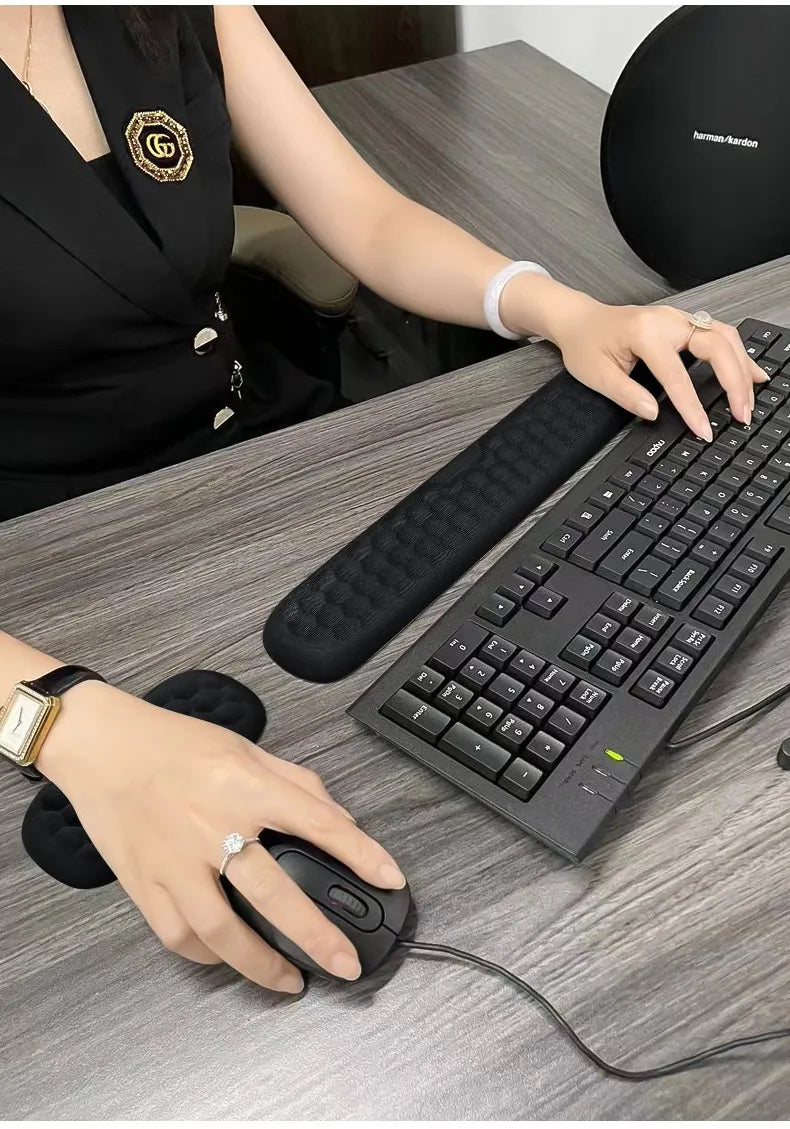 Ergonomic Memory Foam Mouse Wrist Pad