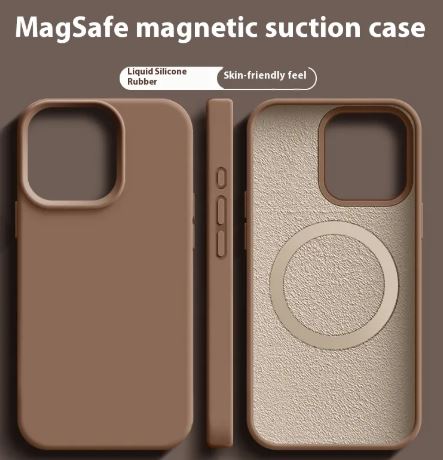 🎁 Magnetic Liquid Silicone  Magsafe Case For iPhone (100% off)